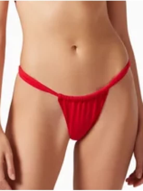 NWT Agua Bendita Elsa Bouk bikini bottoms red - Thumbnail 6