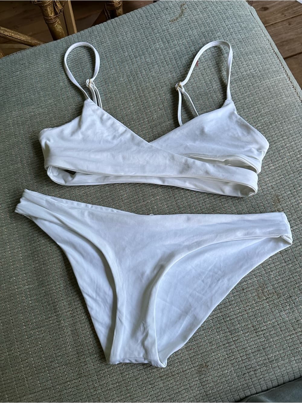 NWT L*Space Rocky bikini set white small