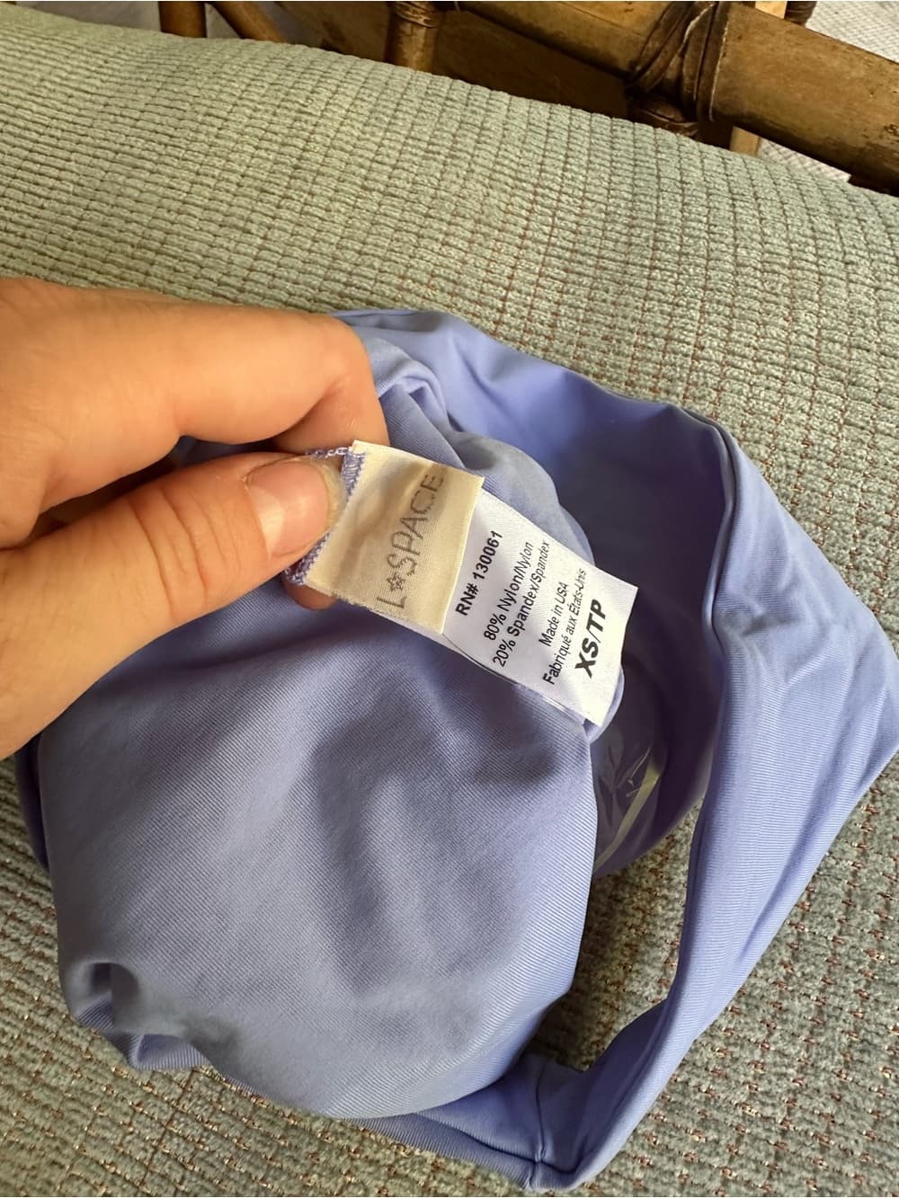NWT L*Space Sandy bikini bottoms peri blue extra small - Thumbnail 4