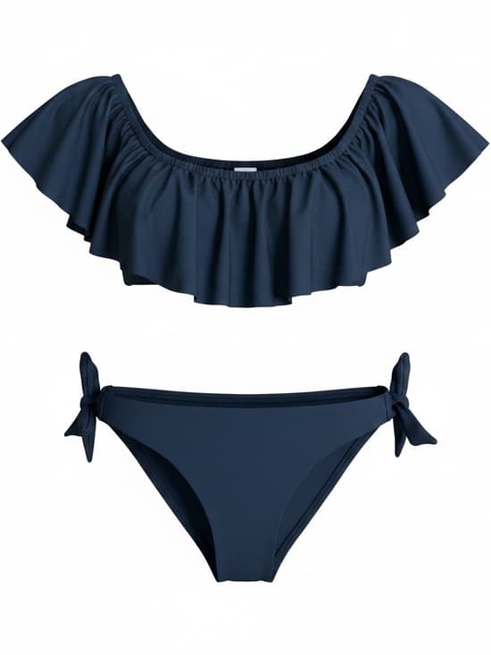 NWOT L*Space off shoulder bikini set black - Thumbnail 5