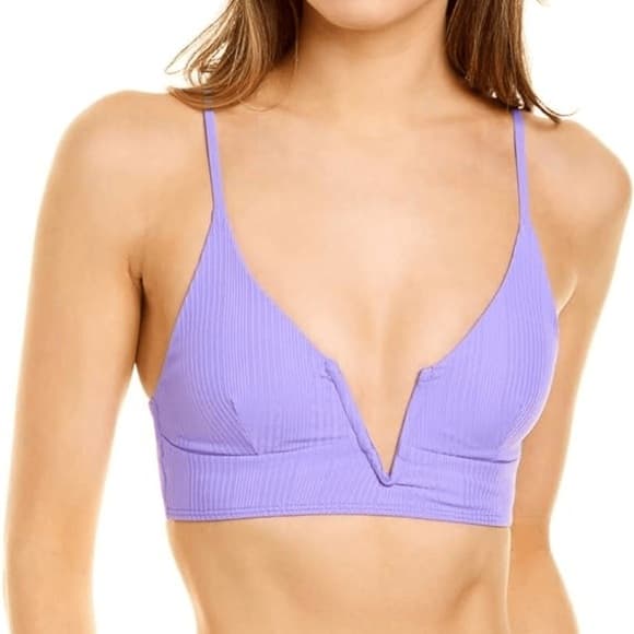 NWT L Space Siren bikini top purple medium - Thumbnail 5