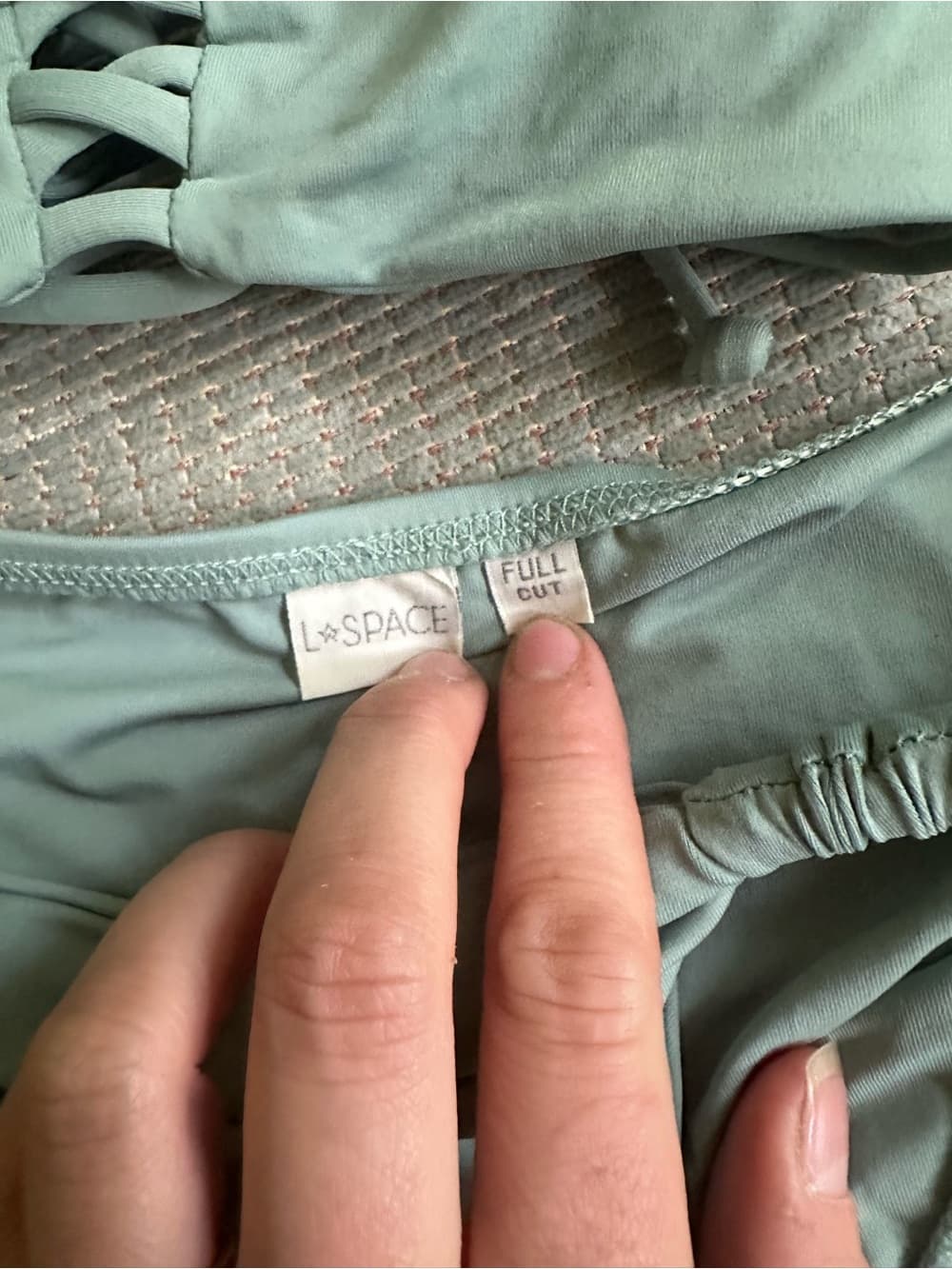 NWOT L*Space bikini set sage extra small - Thumbnail 2