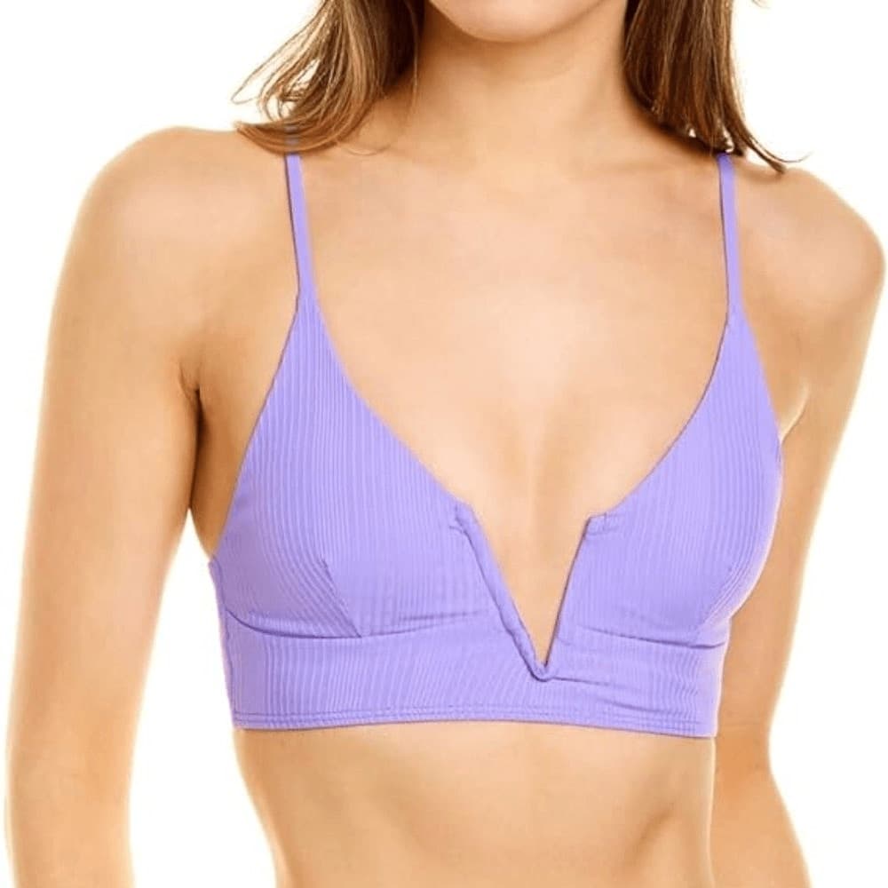 NWT L Space Siren bikini top purple medium - Thumbnail 4