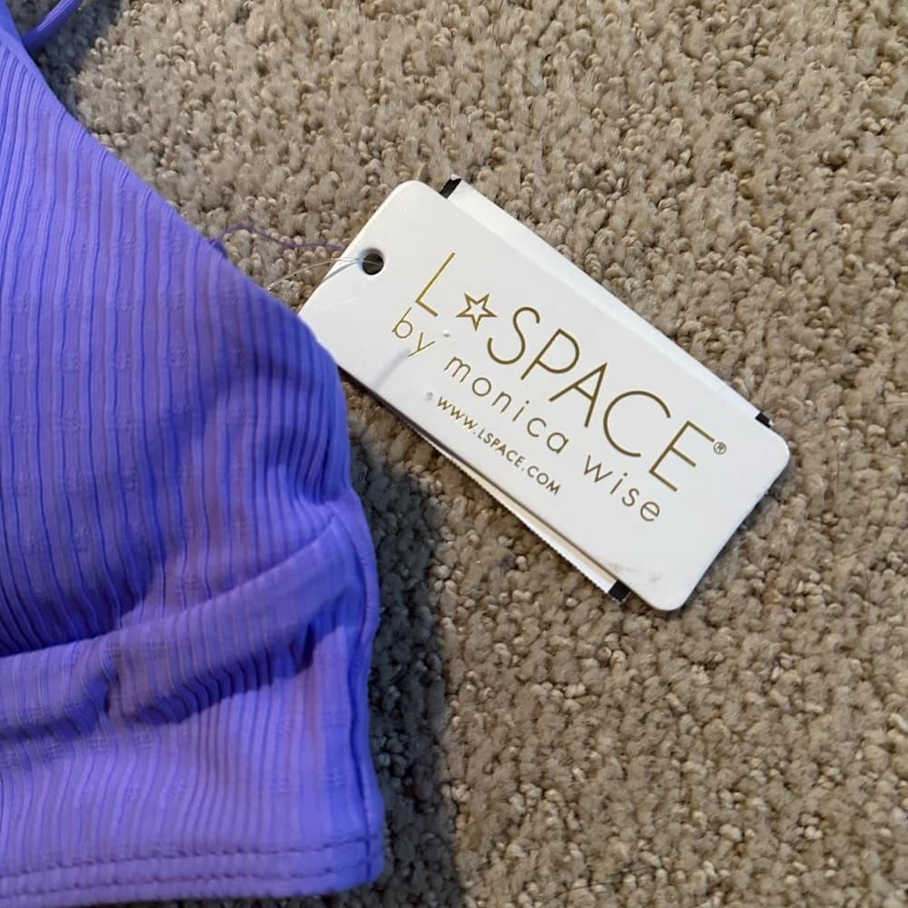 NWT L Space Siren bikini top purple medium - Thumbnail 2