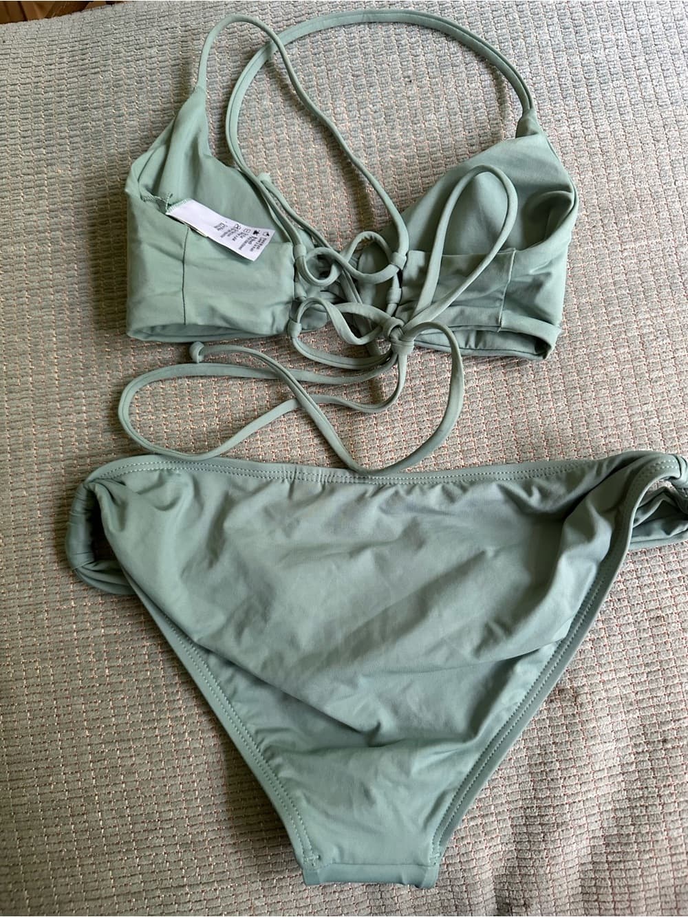 NWOT L*Space bikini set sage extra small - Thumbnail 3