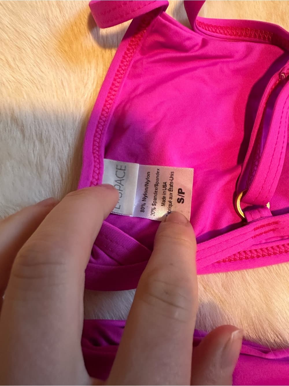 NWOT L*Space Gemma bikini set fuschia small - Thumbnail 4