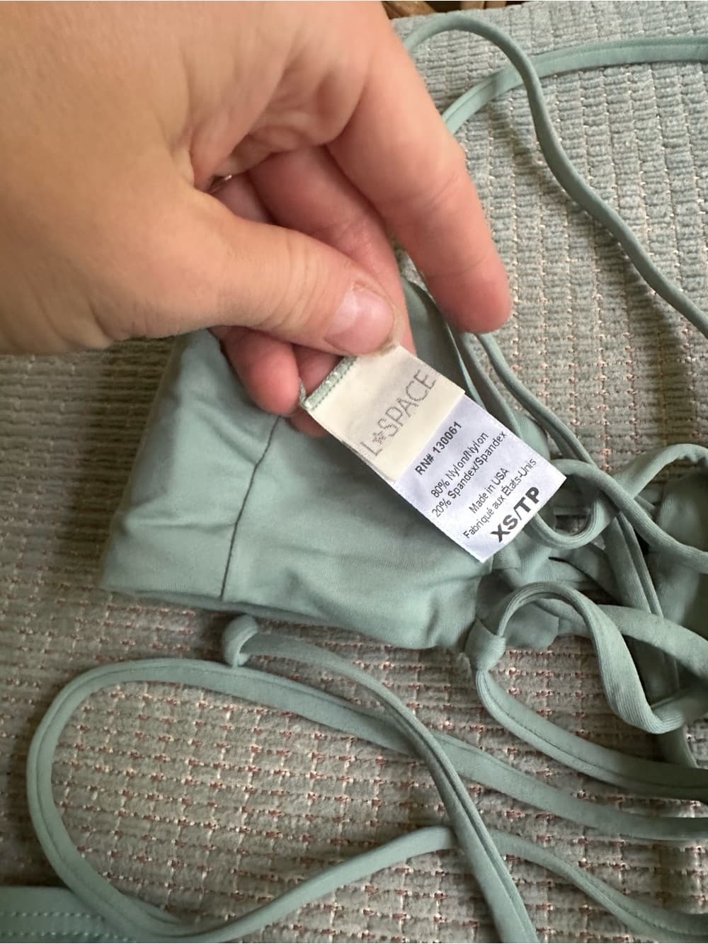 NWOT L*Space bikini set sage extra small - Thumbnail 4
