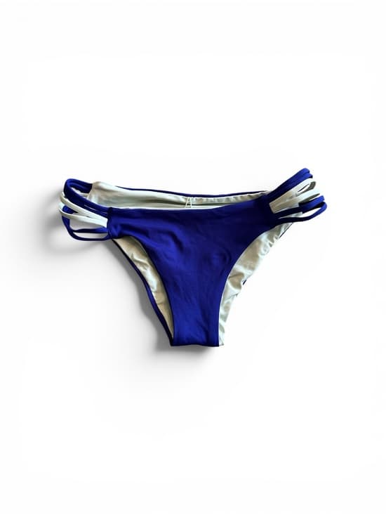 NWOT L*Space low down bikini bottoms royal blue extra small - Thumbnail 5