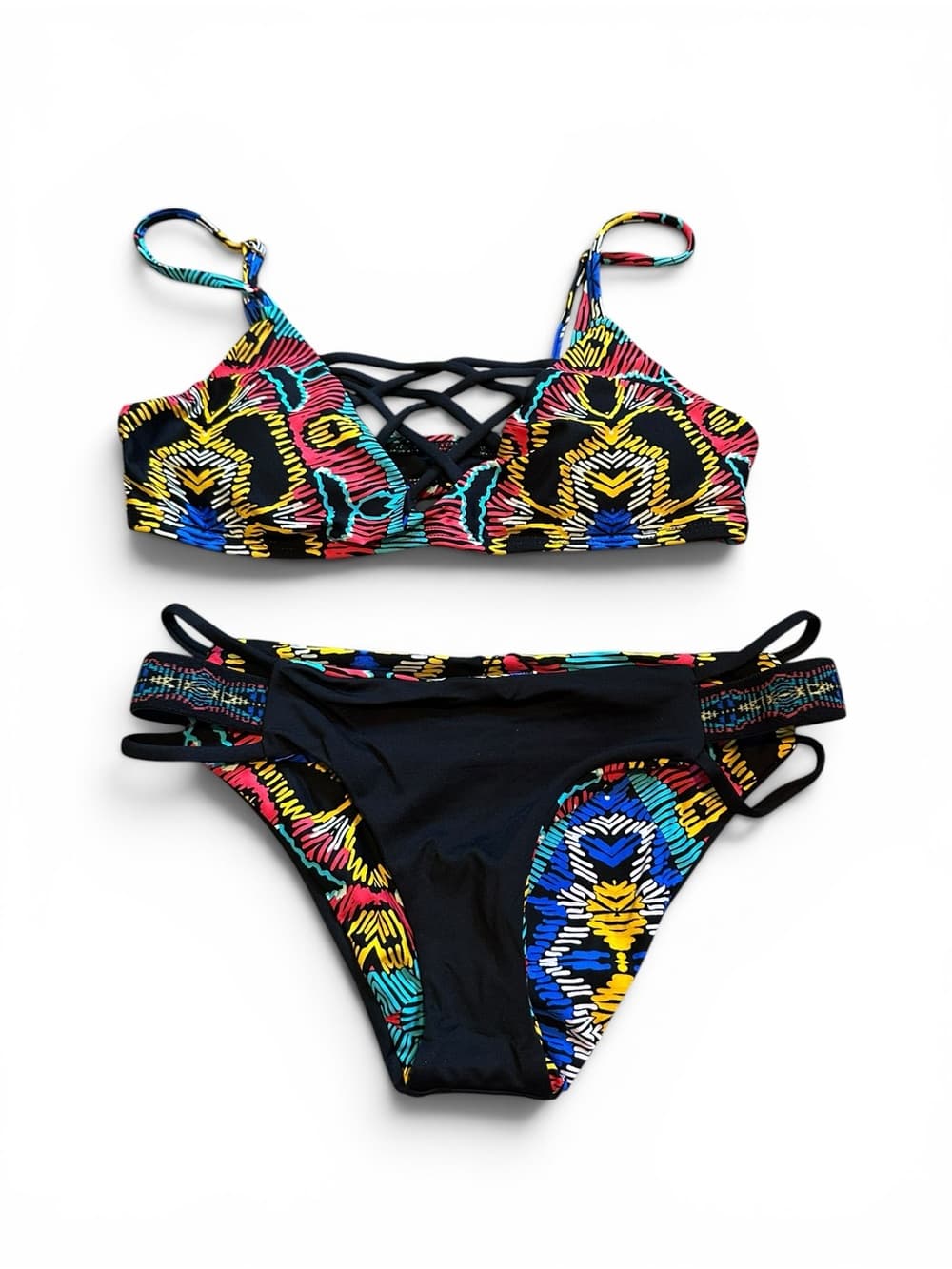 NWOT L*Space Jaime bikini set Moroccan Dream extra small - Thumbnail 4