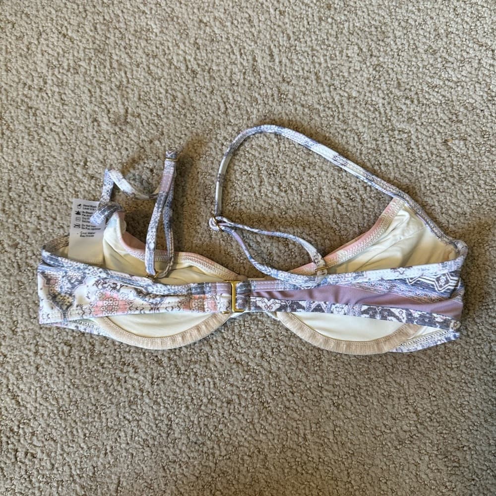 NWOT L*Space Krispy Rimini bikini top floral print - Thumbnail 3