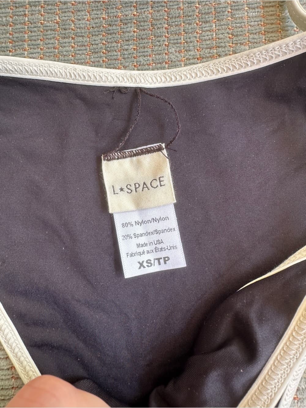 NWOT L*Space Levy contrast bikini set extra small - Thumbnail 2