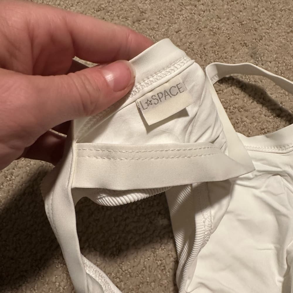 NWOT L*Space high neck ribbed bikini top - Thumbnail 3