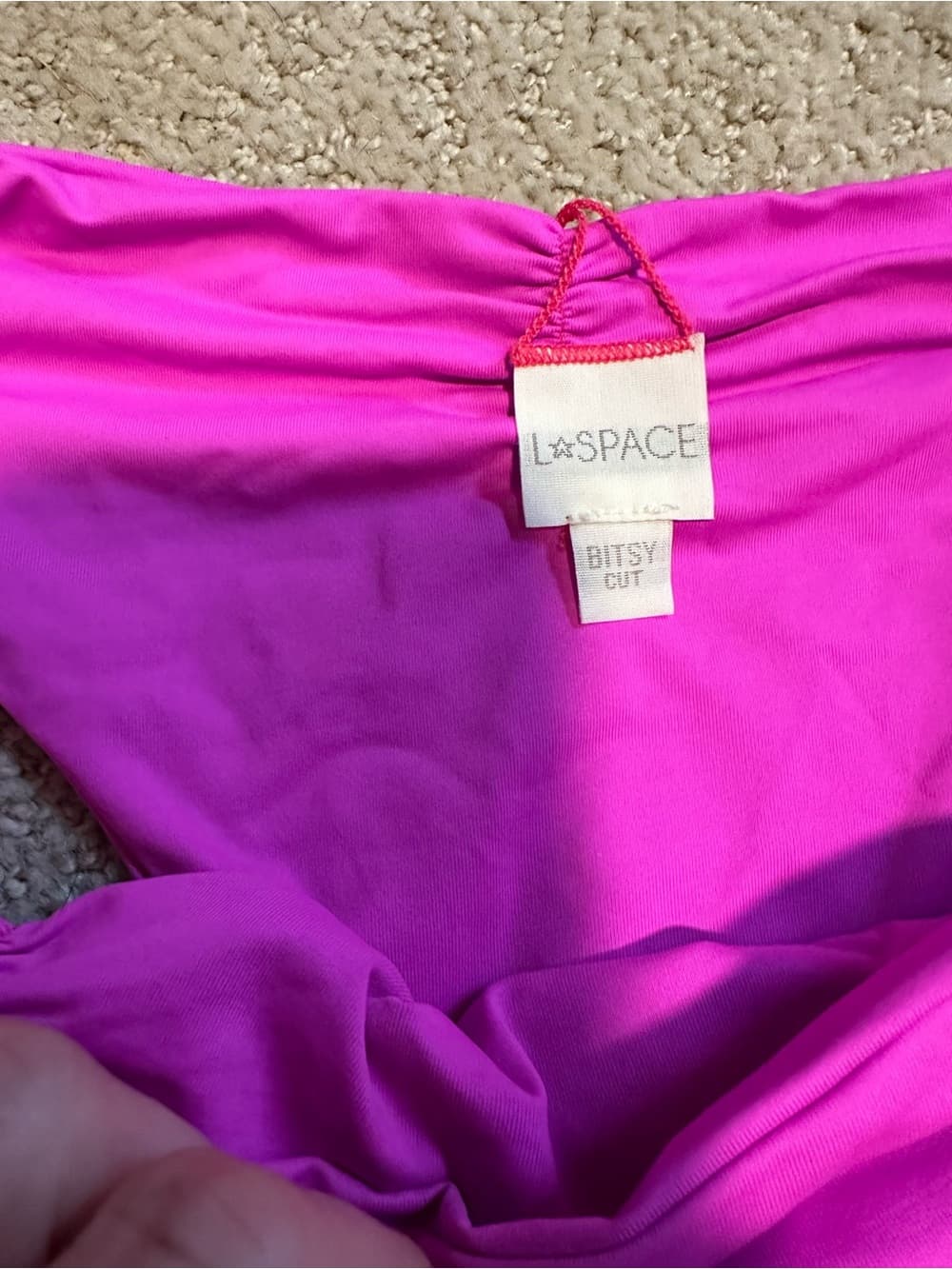 NWOT L*Space Monique bikini set hot pink - Thumbnail 2