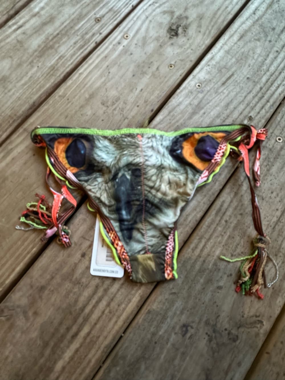 NWT Agua Bendita Buho owl bikini bottoms - Thumbnail 3