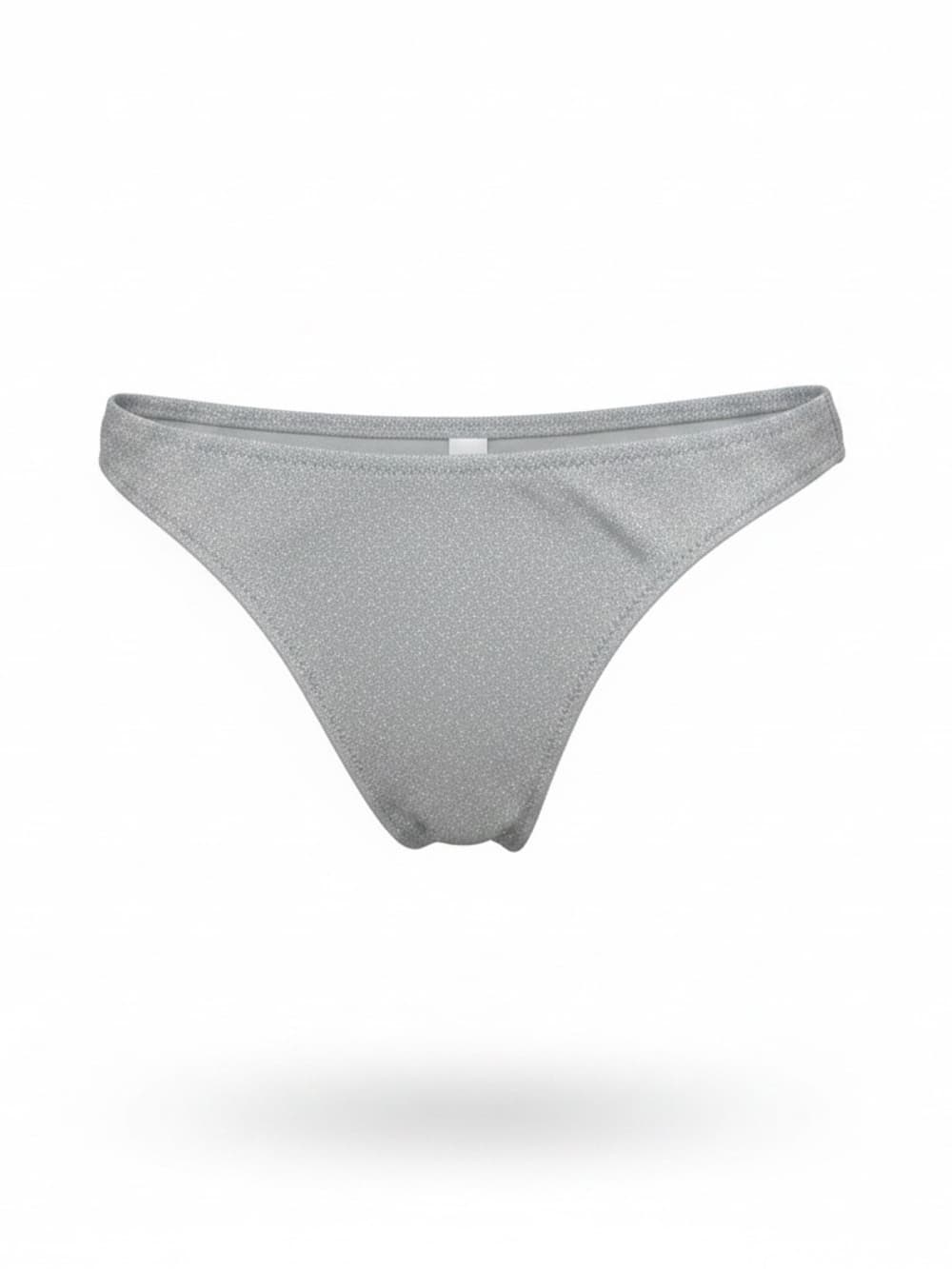 NWT Good American always fits bikini bottoms silver - Thumbnail 6