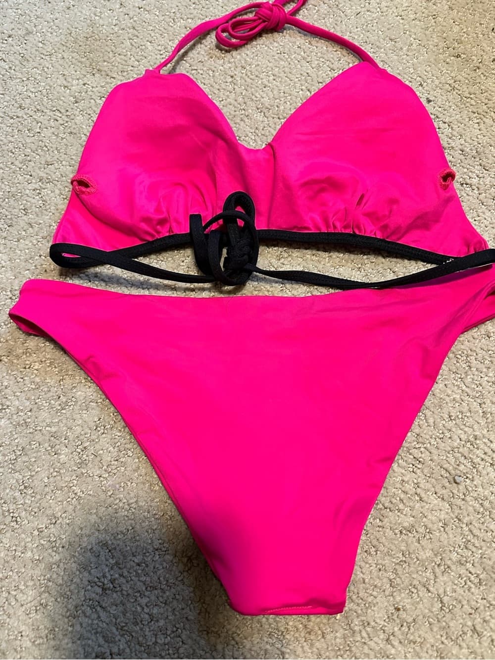 NWOT L*Space bikini set hot pink - Thumbnail 4