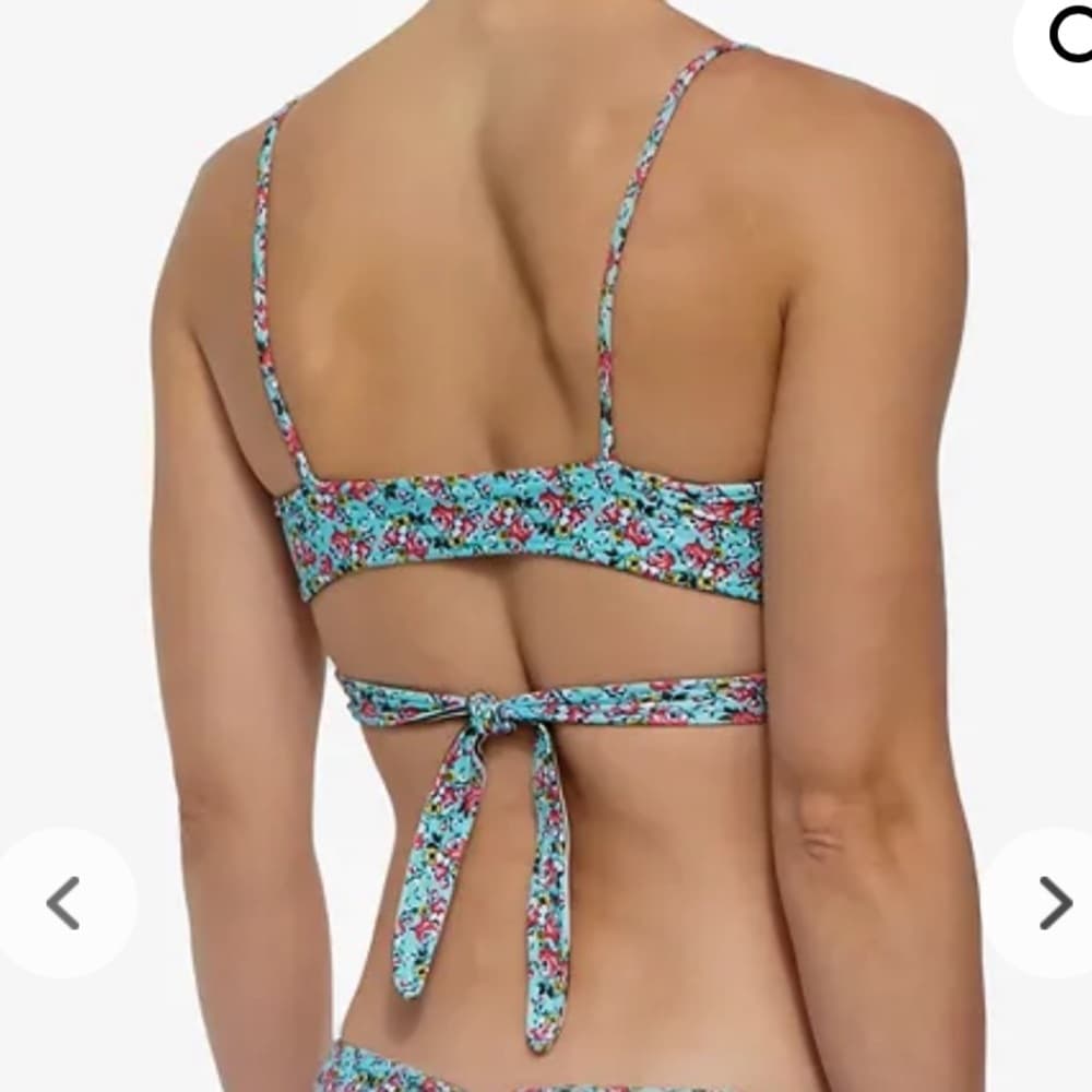 NWOT L*Space Chloe bikini top Bloomin Floral - Thumbnail 2