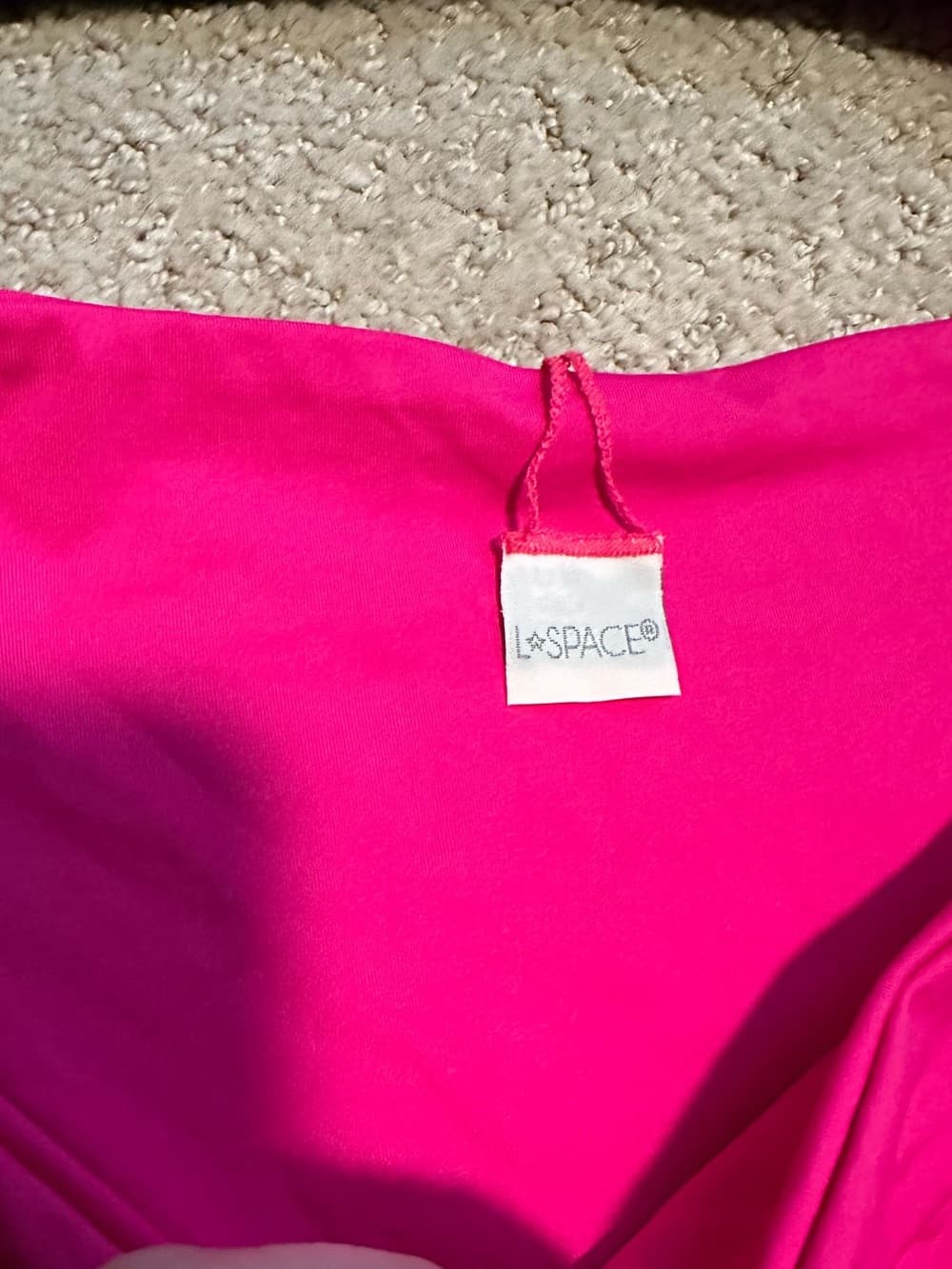 NWOT L*Space bikini set hot pink - Thumbnail 3