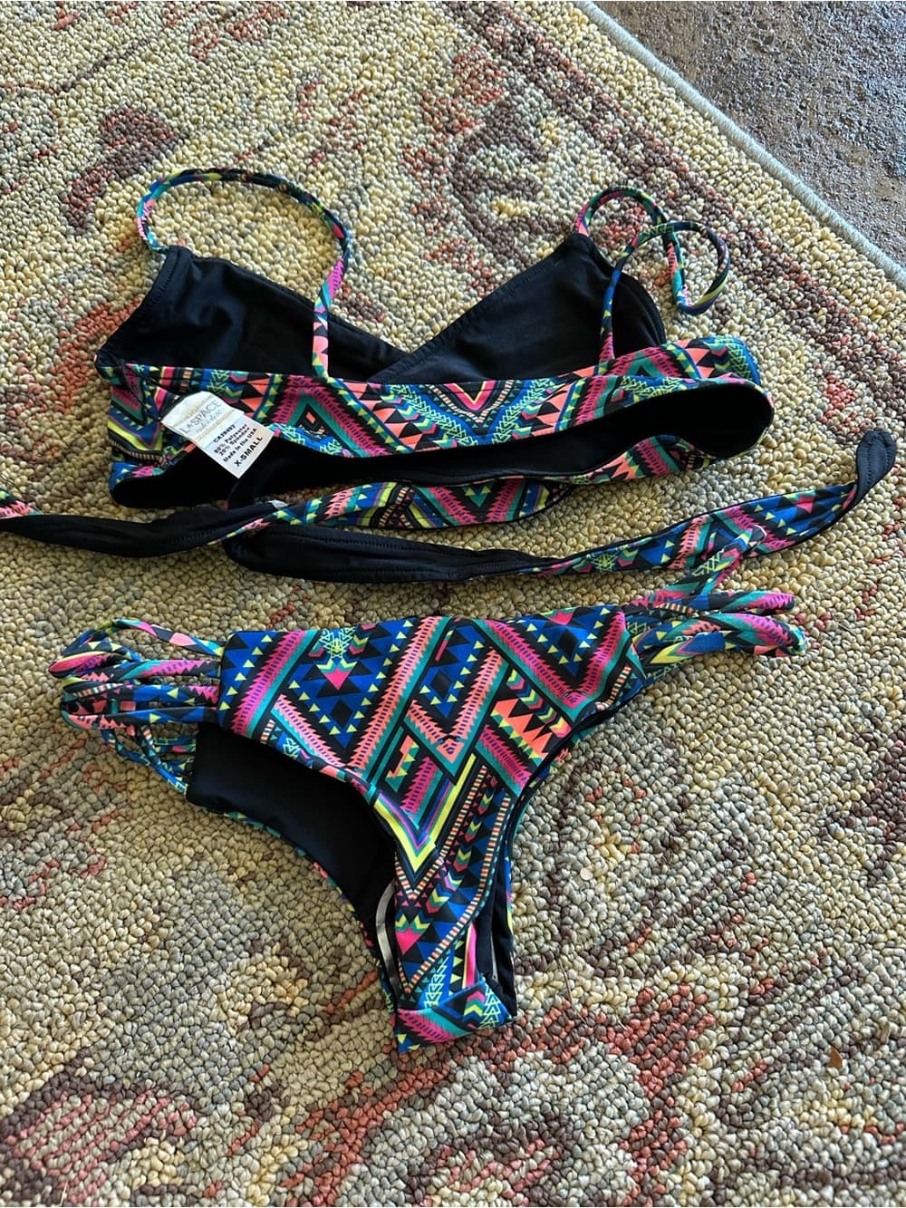 NWOT L*Space Chloe Antigua bikini set southwestern - Thumbnail 3