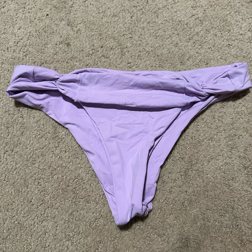 NWOT L*Space Monique bikini bottoms lilac