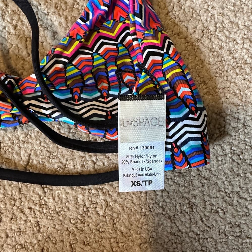 NWOT L*Space Hartley bikini top Native Dance - Thumbnail 3