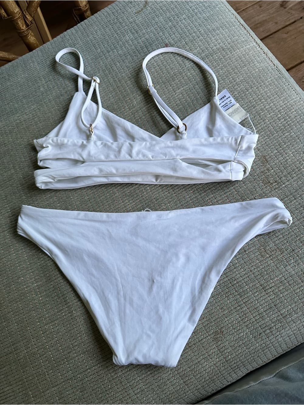 NWOT L*Space Rocky bikini set white small - Thumbnail 3