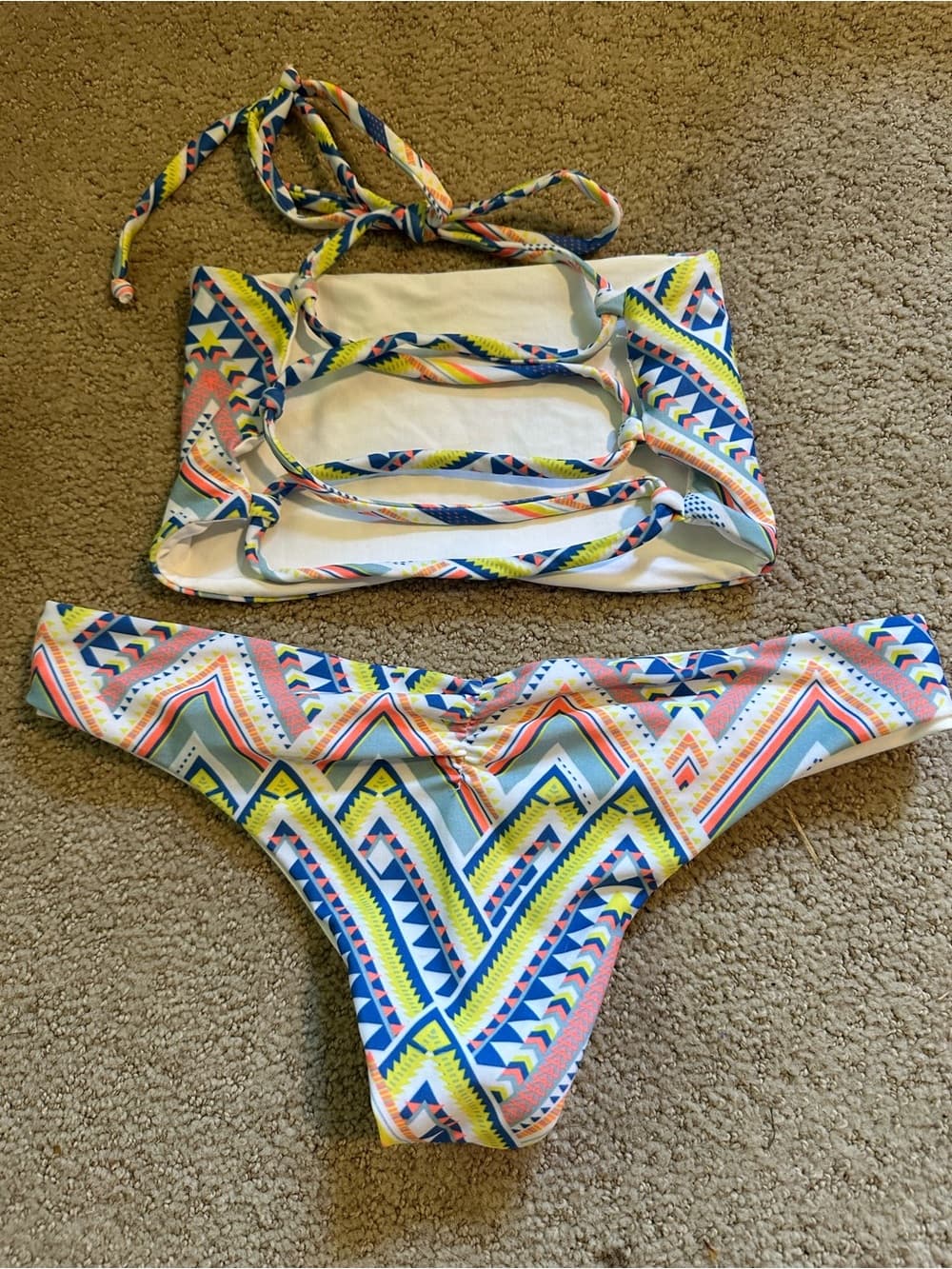 NWOT L*Space Antigua Aztec bikini set small - Thumbnail 3