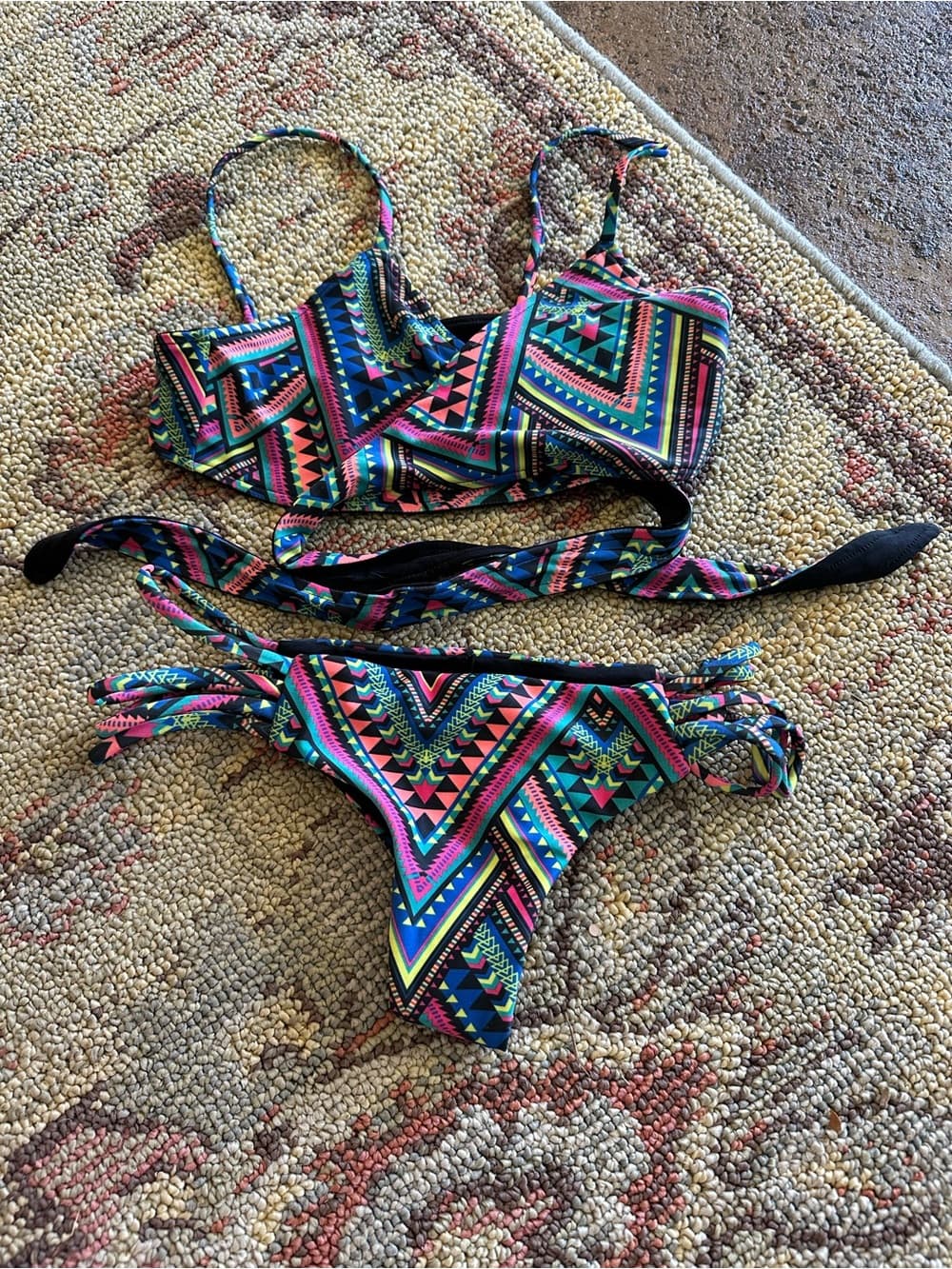 NWOT L*Space Chloe Antigua bikini set southwestern