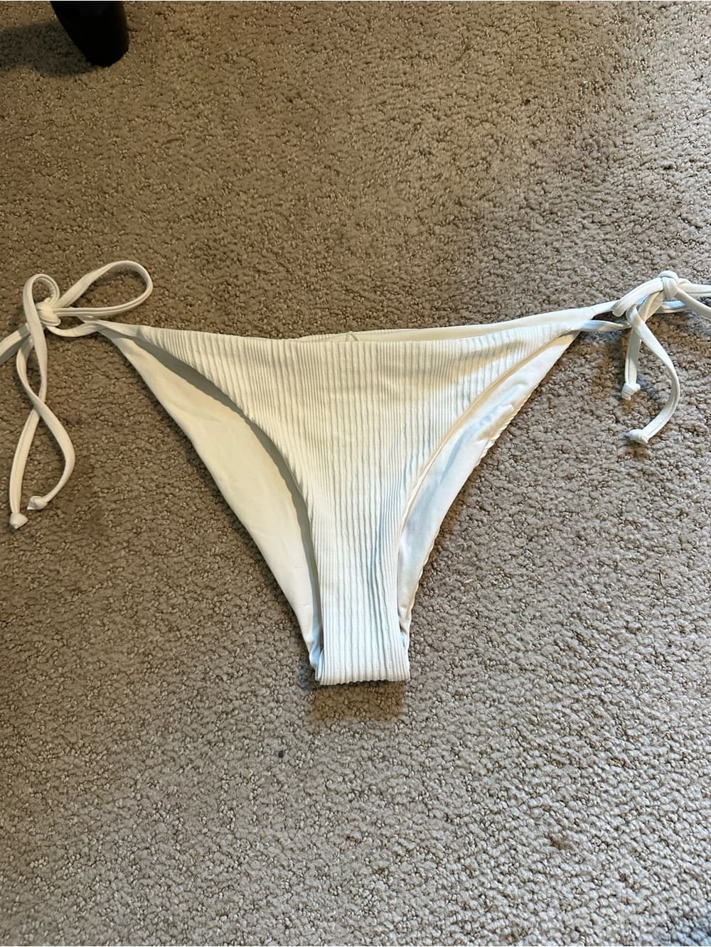 NWOT L*space ribbed bikini bottoms cream