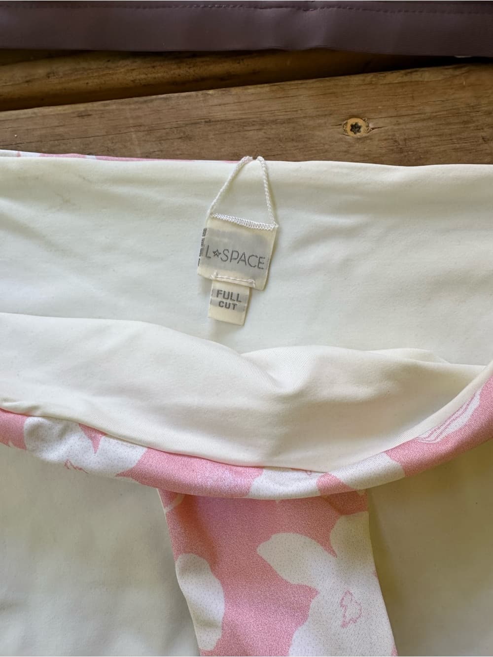 NWOT L*Space bikini set pink floral large - Thumbnail 2