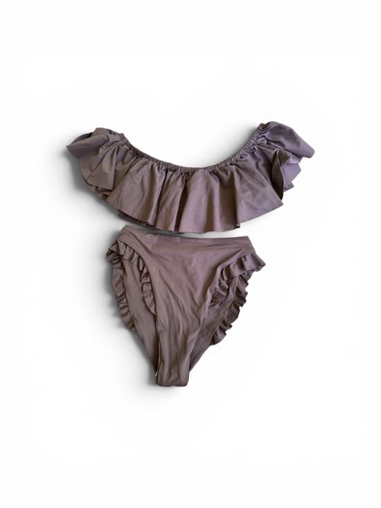 NWOT L*Space Hey Girl bikini set grey small - Thumbnail 6