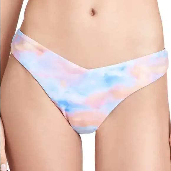 NWT WeWoreWhat Delilah Delilah bikini bottoms sunset multi - Thumbnail 4