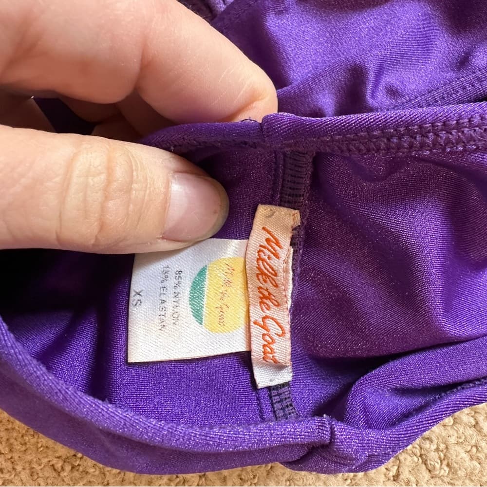 Milk the Goat bandeau bikini set purple - Thumbnail 5