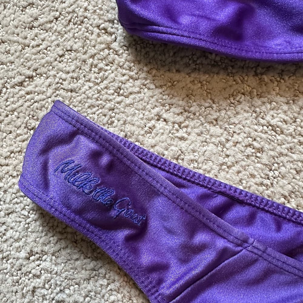 Milk the Goat bandeau bikini set purple - Thumbnail 3
