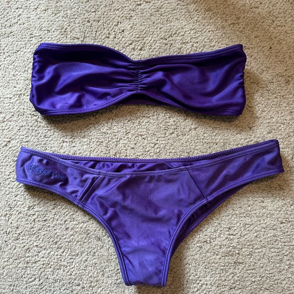 Milk the Goat bandeau bikini set purple - Thumbnail 2