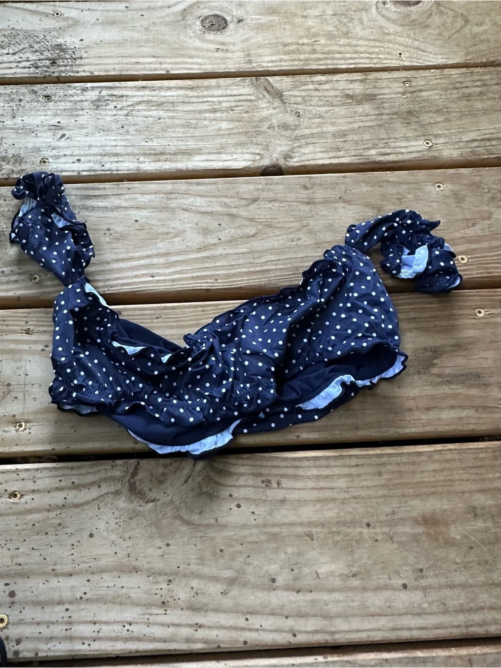 LA Hearts off shoulder polka dot bikini top - Thumbnail 3