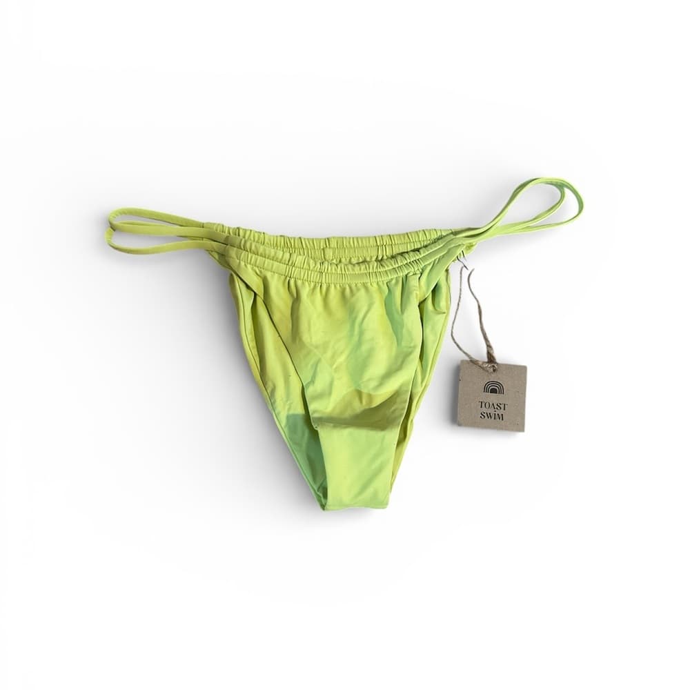 NWT Free People x Toast Tunnel bikini bottoms daiquiri - Thumbnail 3