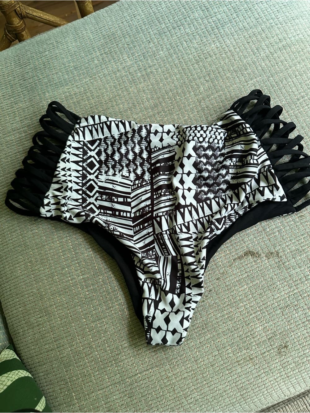 NWOT L*Space high waist Itsy cut bikini bottoms large - Thumbnail 3