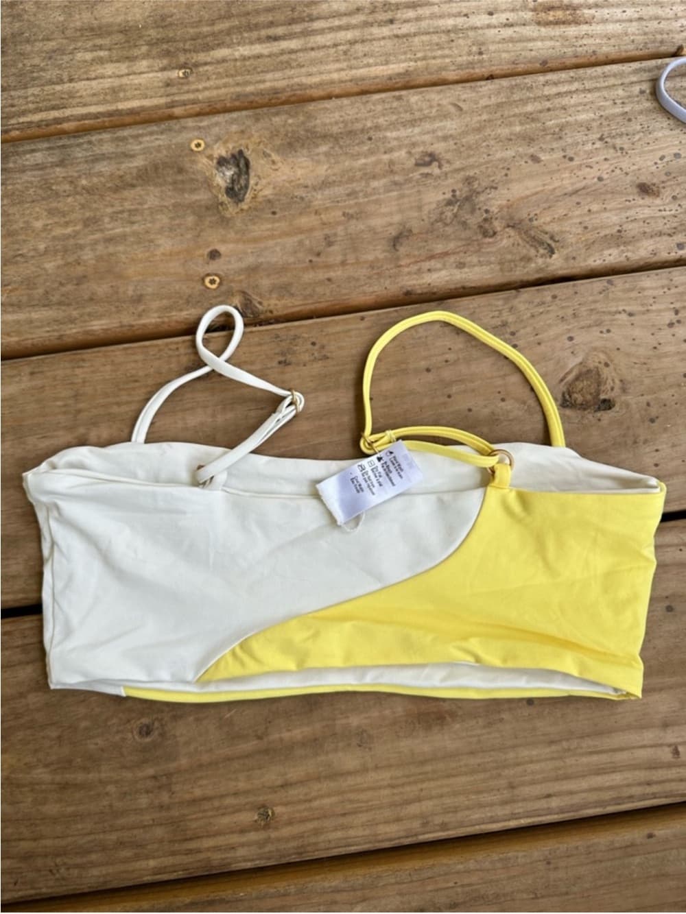 NWOT L*Space Ari Dani set yellow cream small medium - Thumbnail 2