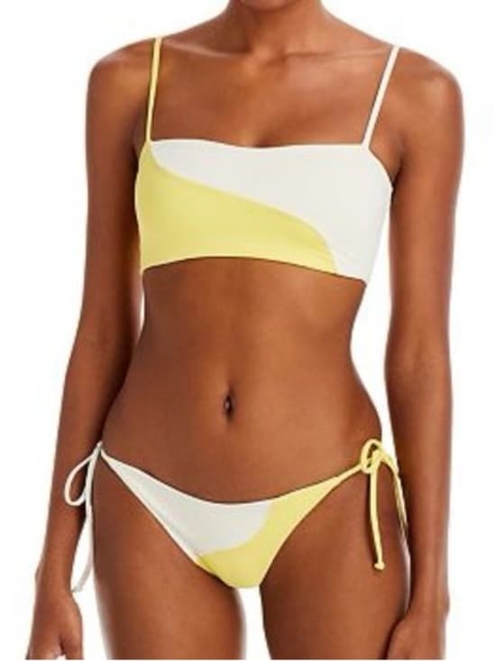 NWOT L*Space Ari Dani set yellow cream small medium - Thumbnail 7