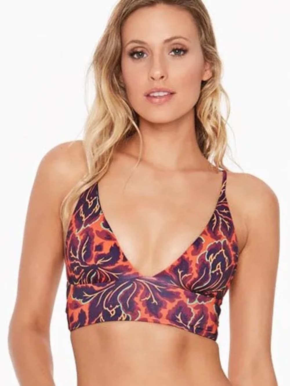 NWOT L*Space Liberty Fleur Olivia bikini top small - Thumbnail 4