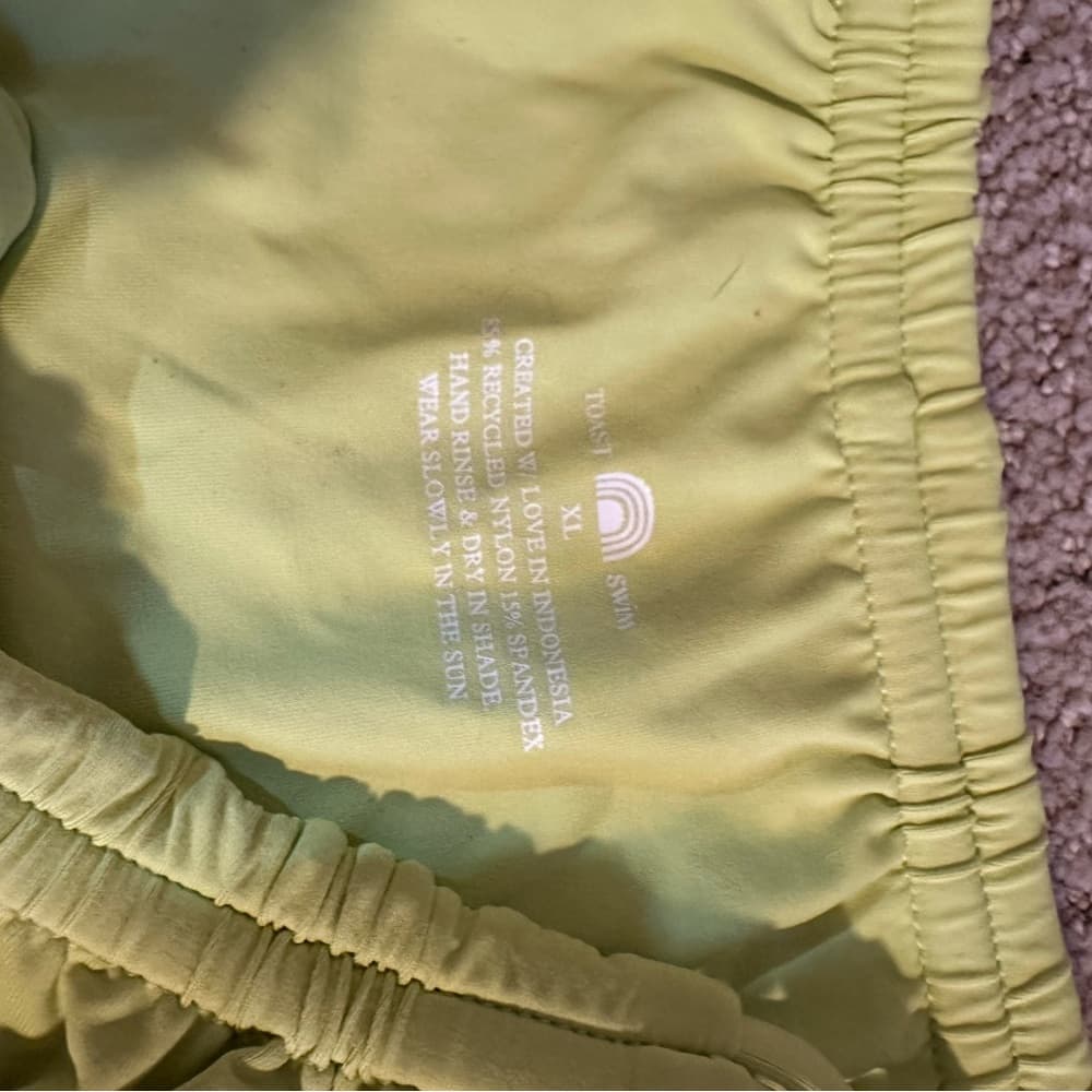 NWT Free People x Toast Tunnel bikini bottoms daiquiri - Thumbnail 2