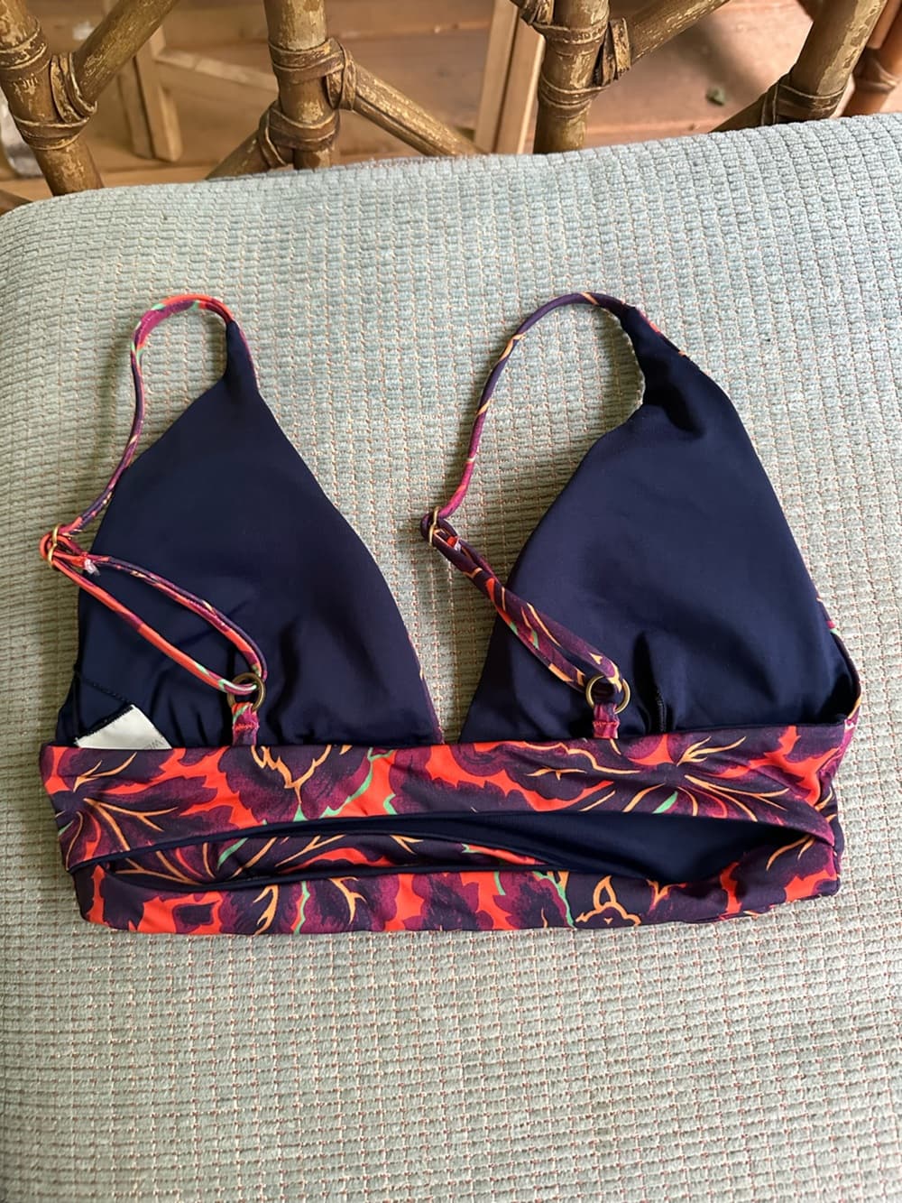 NWOT L*Space Liberty Fleur Olivia bikini top small - Thumbnail 2