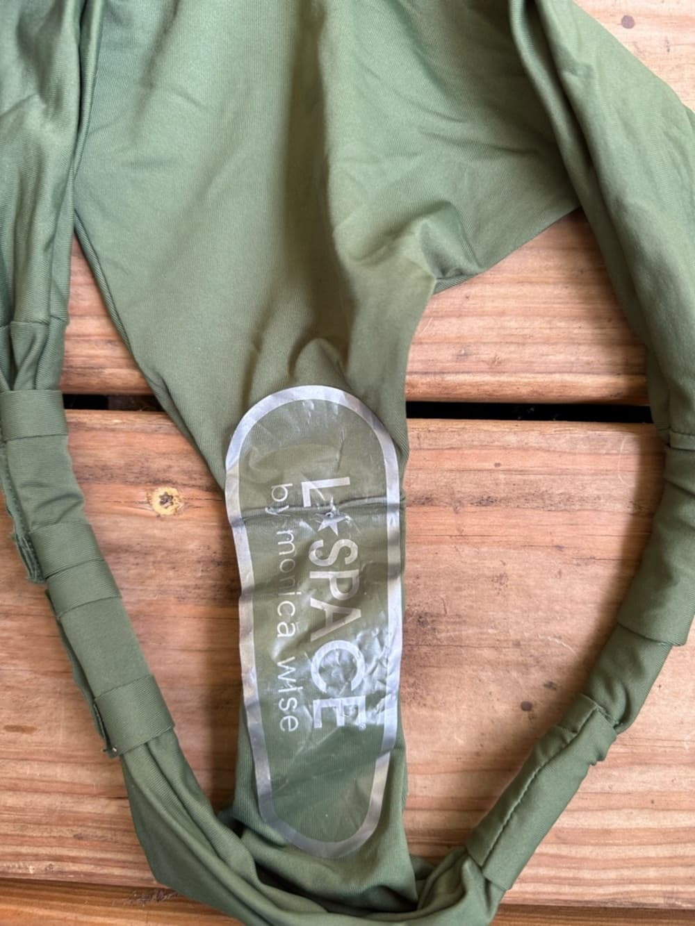 NWOT L*Space bitsy cut bikini bottoms green - Thumbnail 2