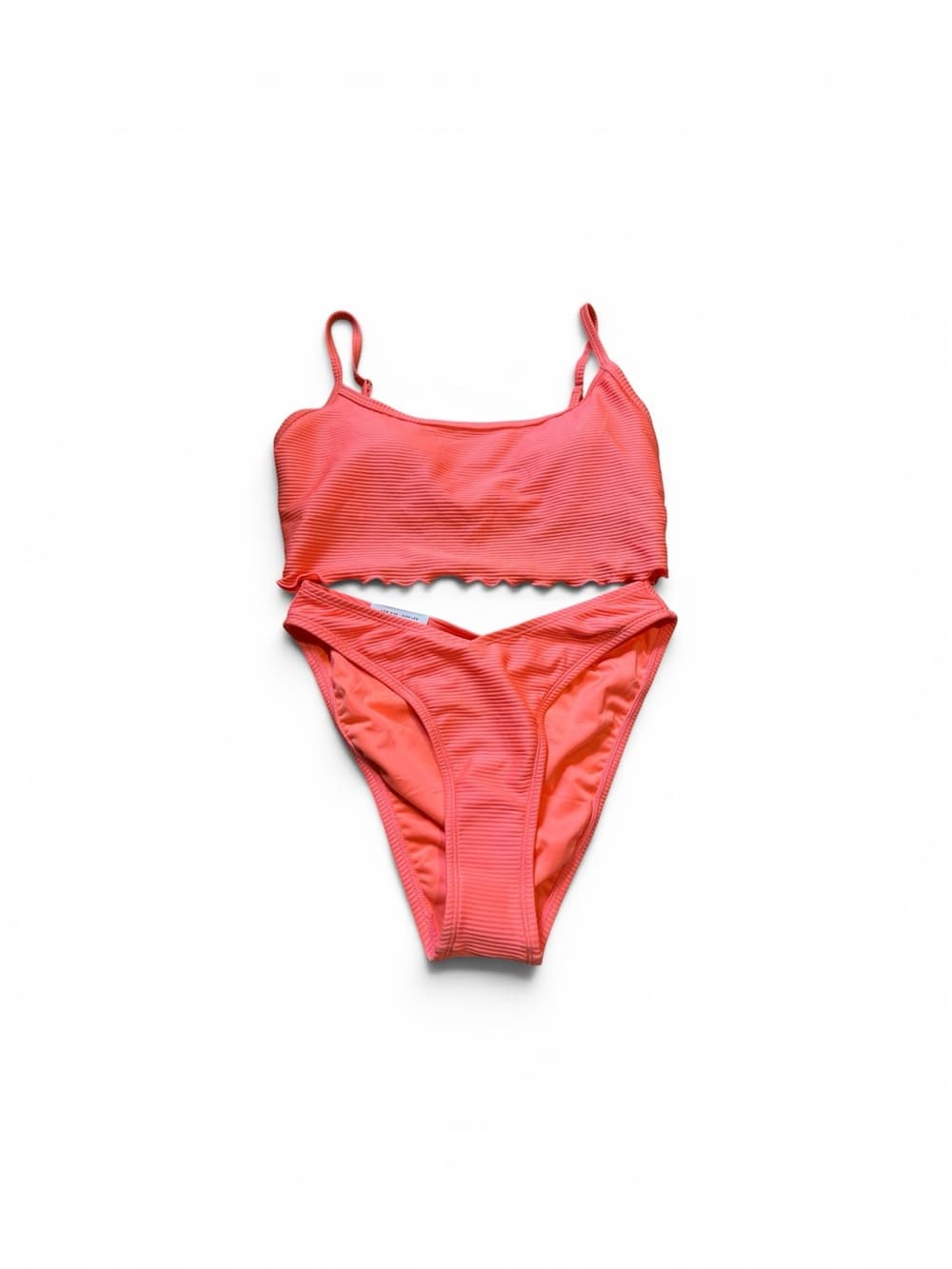 NWT Aeropostale ribbed bikini set coral - Thumbnail 5