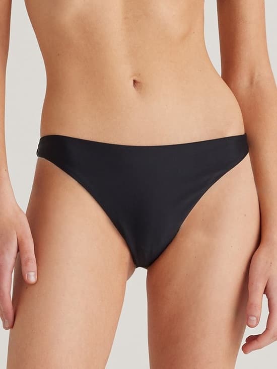 NWT Quince low ride bikini bottoms black - Thumbnail 5
