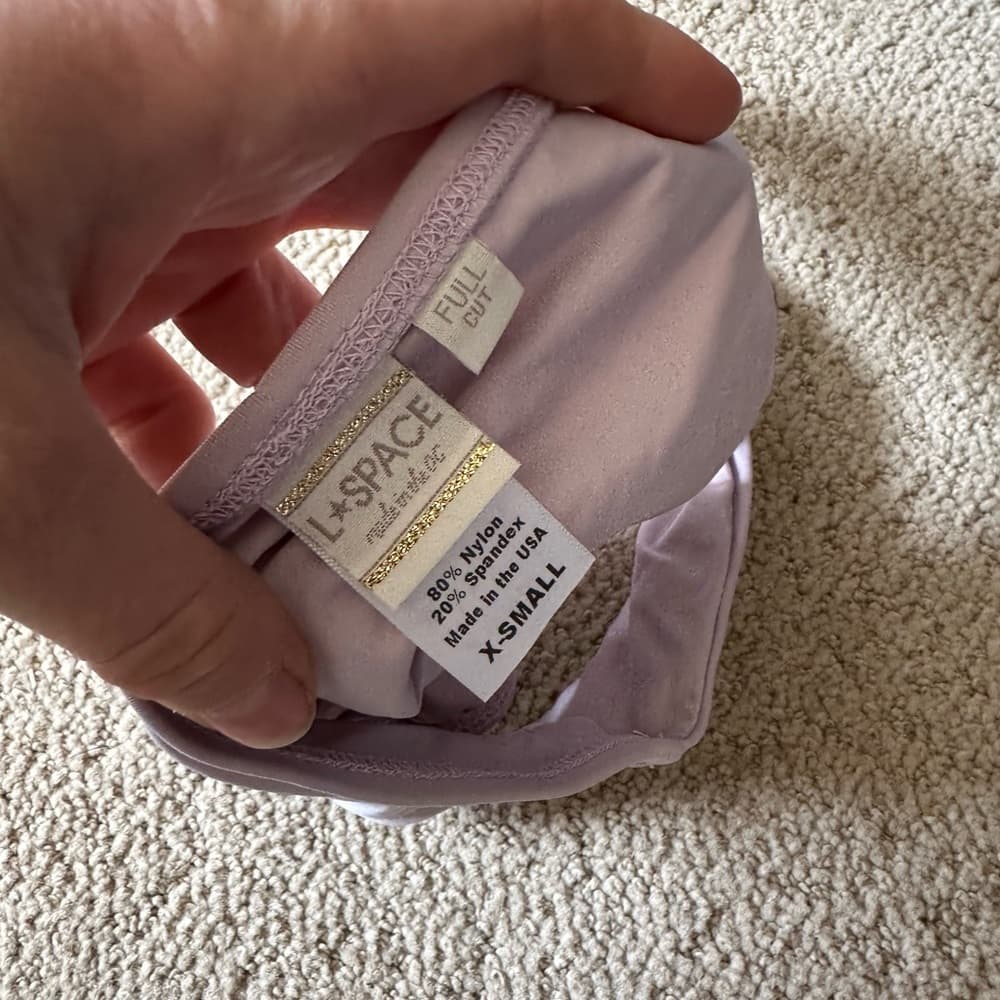 NWOT L*space Monique bikini bottoms lilac - Thumbnail 4