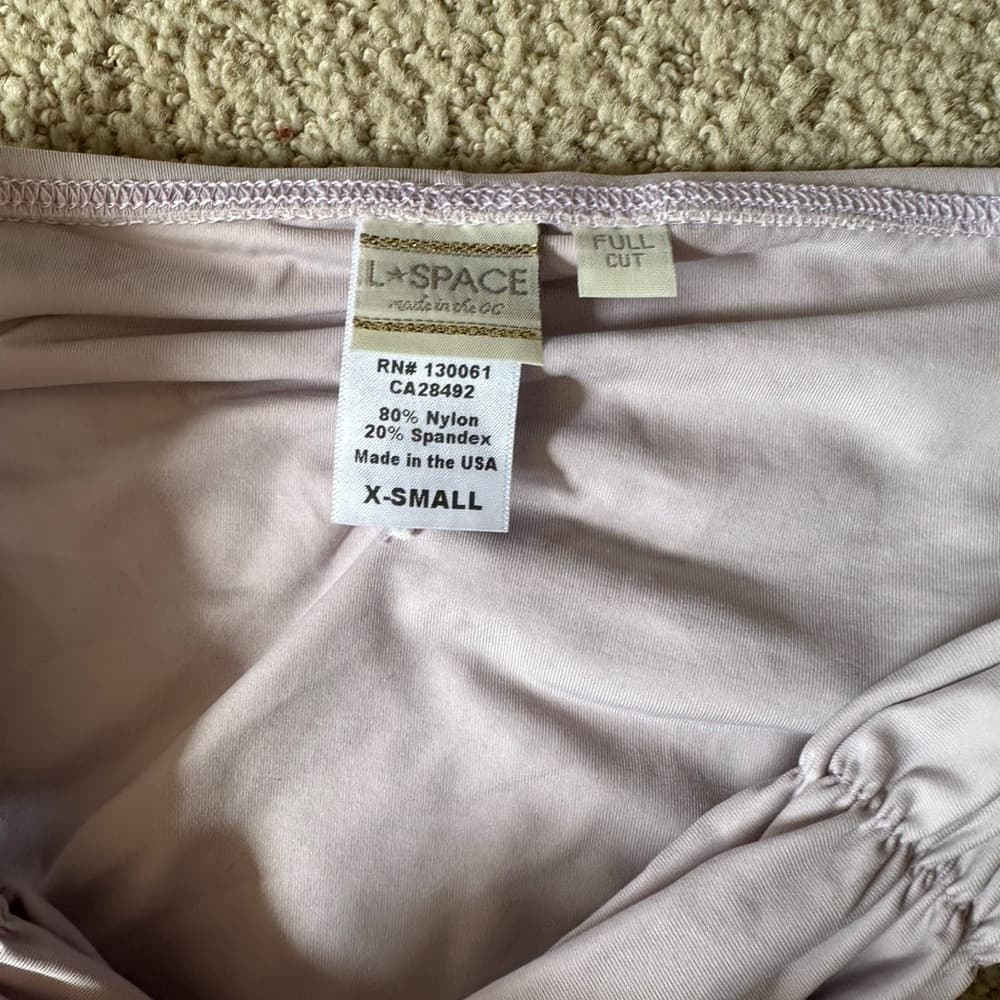 NWOT L*space Monique bikini bottoms lilac - Thumbnail 2