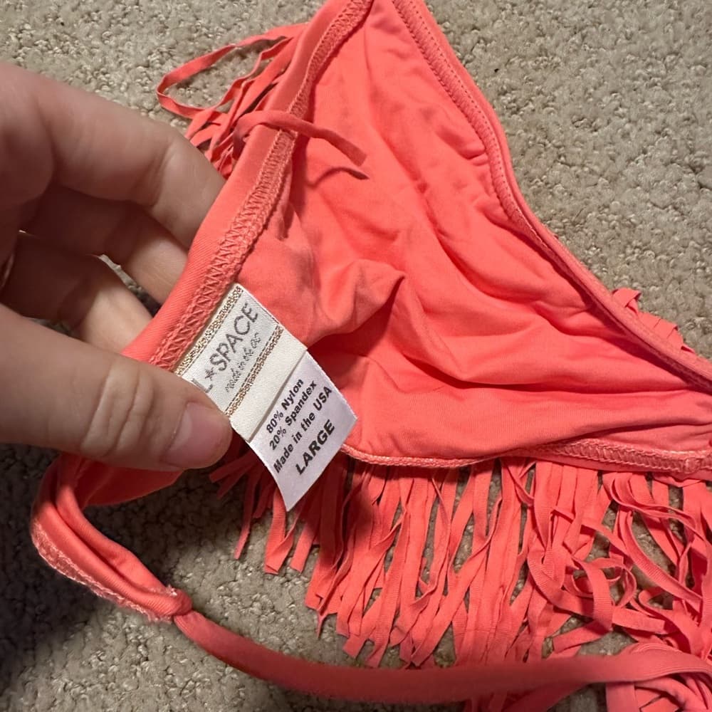 NWOT L*Space Audrey fringe bikini top - Thumbnail 3