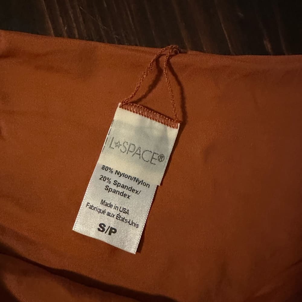 NWOT L*Space Sensual Solids Sandy Classic bikini bottoms small - Thumbnail 3
